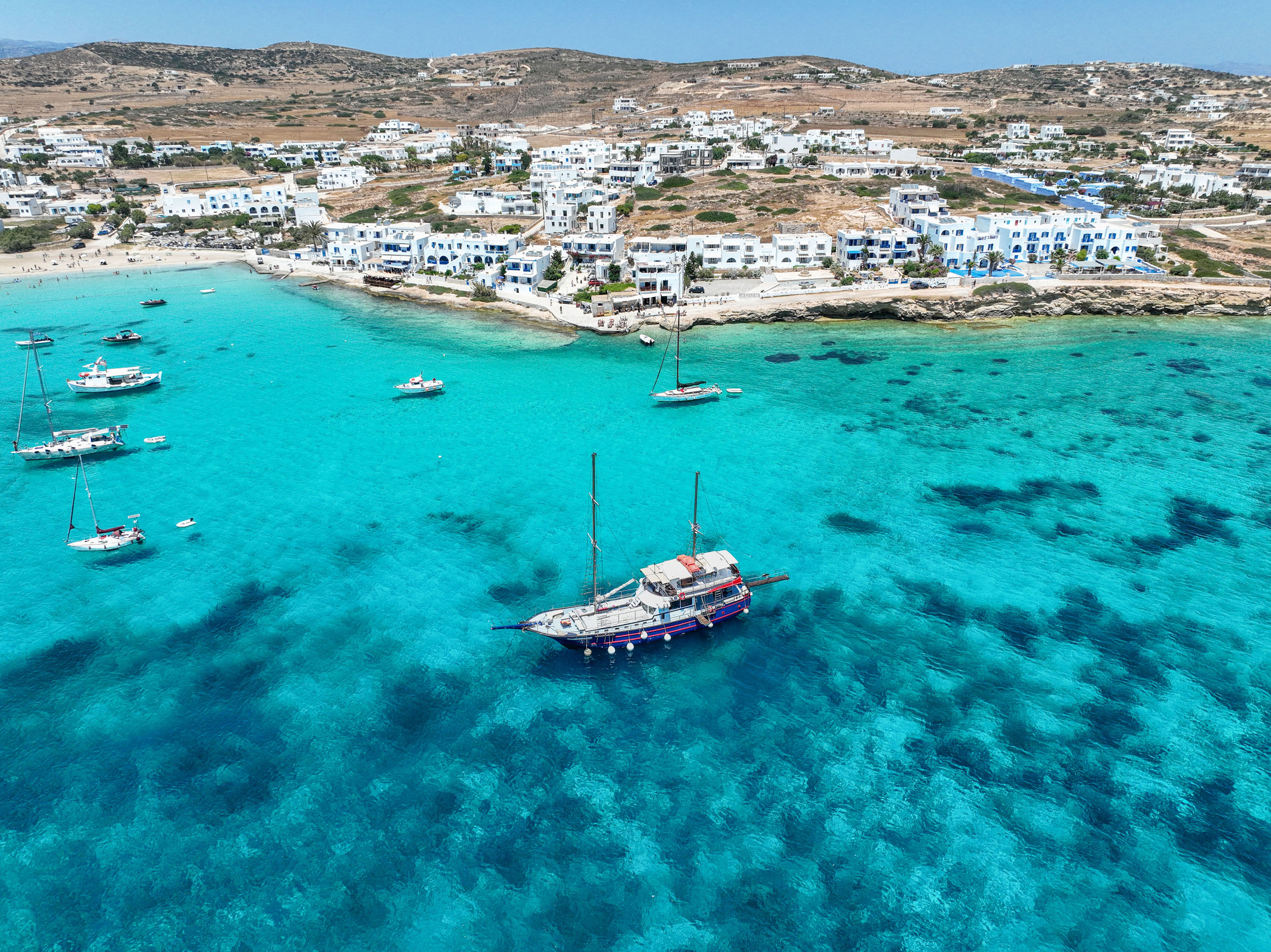 Rina’s Cave & Koufonisia Sailing Cruise from Naxos