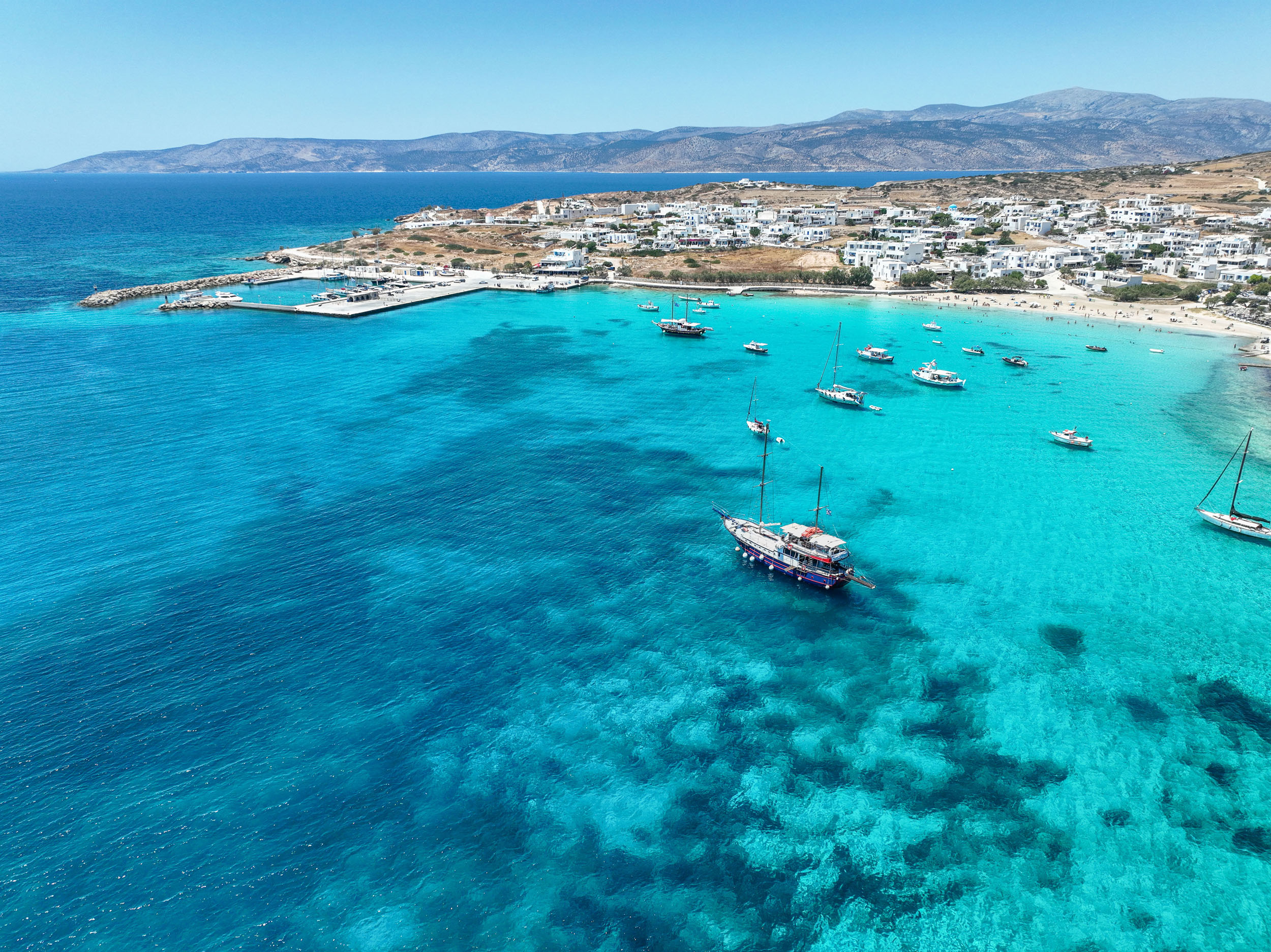 Rina’s Cave & Koufonisia Sailing Cruise from Naxos