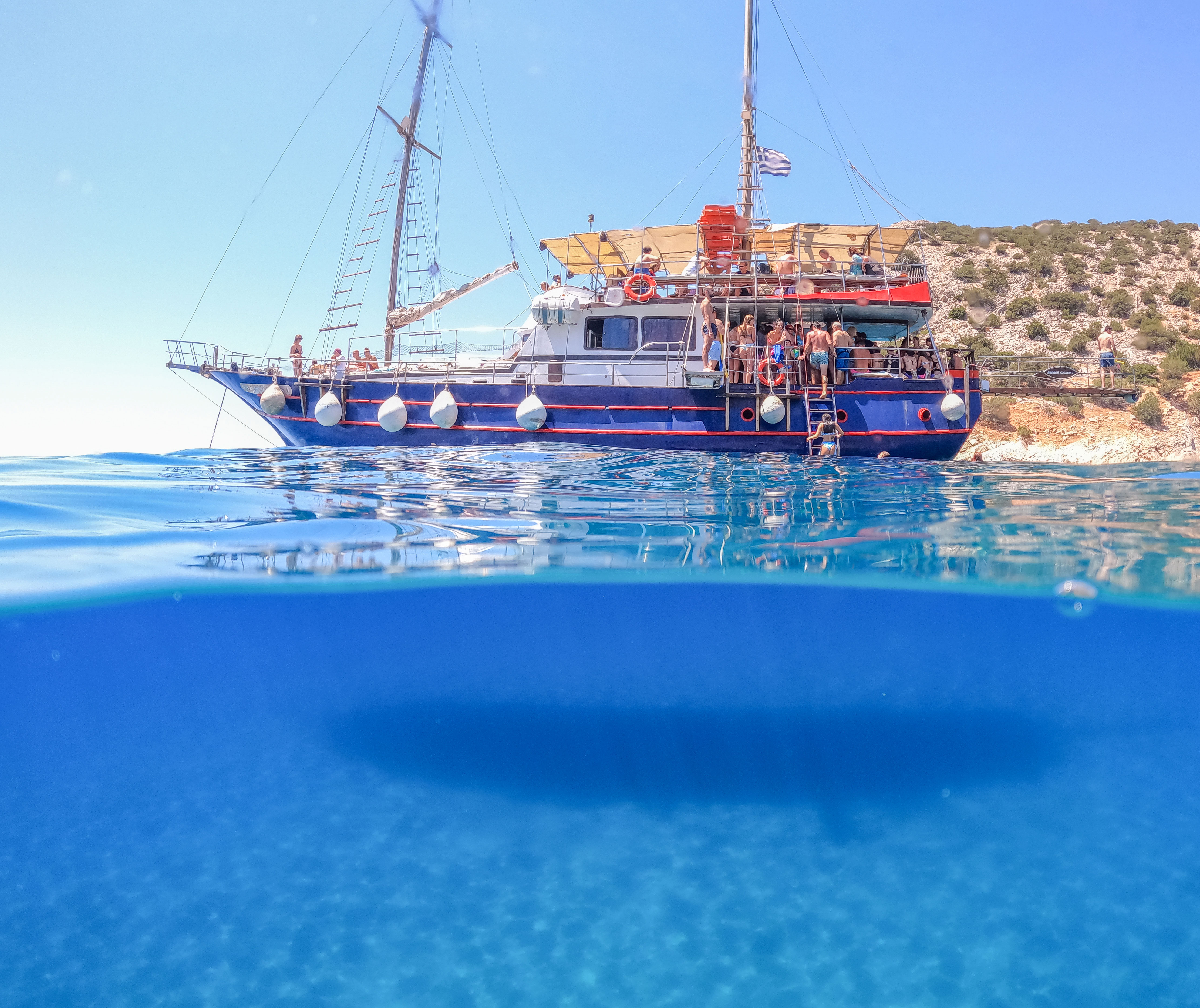 Rina’s Cave & Koufonisia Sailing Cruise from Naxos